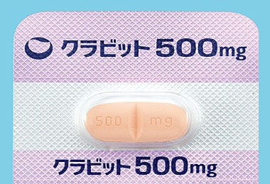 PMDA 患者用药指南中的 CRAVIT 500 mg 片和 PTP 泡罩外观
